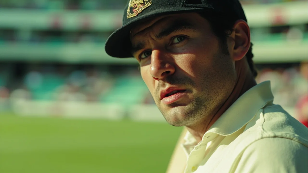 A sideline frame capturing a young England batter in batting gear during a net session, illustrating the kind of training rhythm Cook believes should take priority over franchise stints.